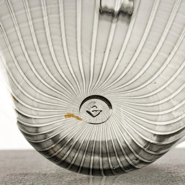 Mid-Century Modern Italian Murano Glass Vessel by Orlando Zenaro, 1970s For Sale - Image 3 of 7