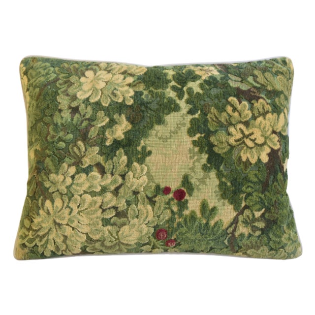 Custom-tailored pillow in Italian cut and uncut velvet fabric from Scalamandré called "Marly" from their Colony...