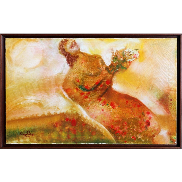 Woman with Flowers, Juan Garcia Ripolles, Painting For Sale In New York - Image 6 of 6