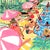 Poolside Vacation With Pink Parasols Original Figurative Watercolor by Pauline De Roussy De Sales For Sale - Image 4 of 6