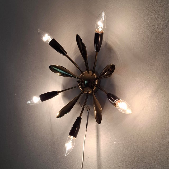 Mid-Century Modern Ceiling Light, Italy, 1950s For Sale - Image 13 of 18