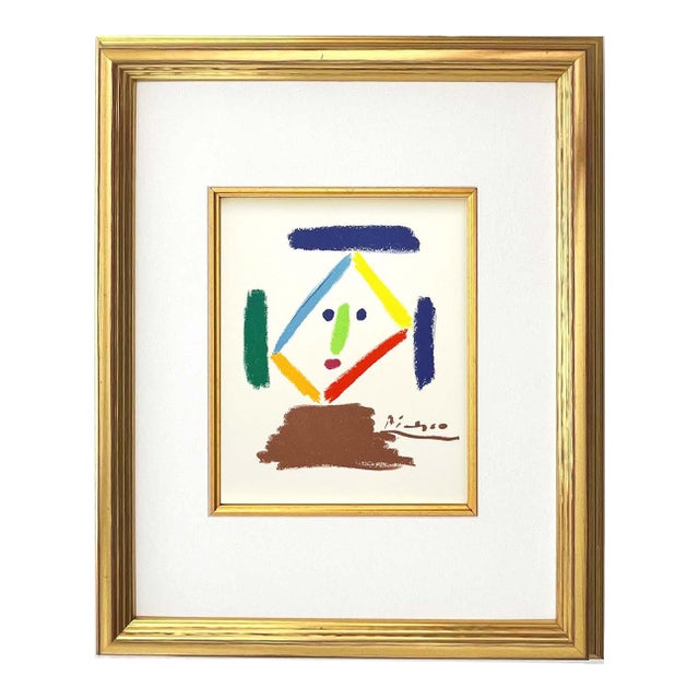 1960s Picasso Lithograph 135 the Nun Framed For Sale