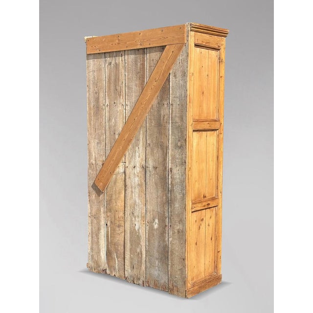 Early 19th Century Antique Country House Georgian Pine Cabinet, 1800 For Sale - Image 5 of 11