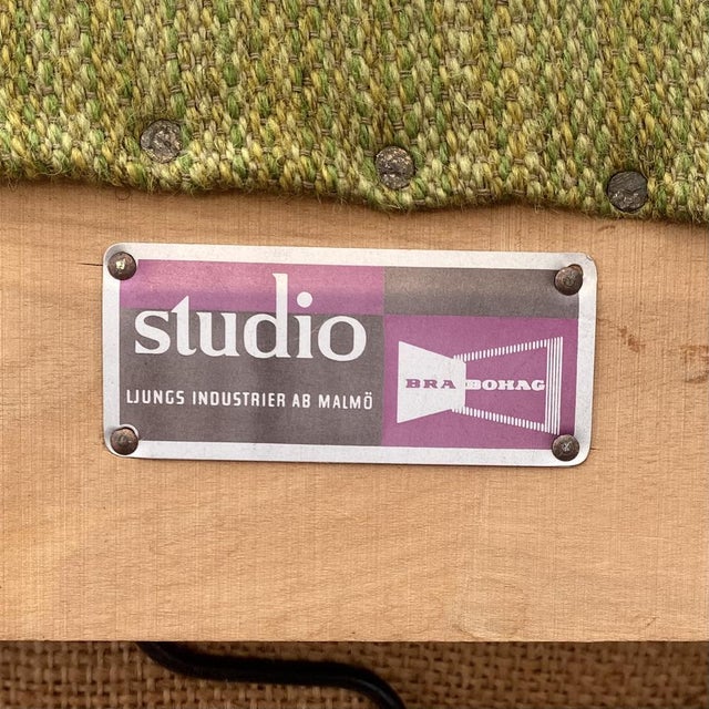 Swedish TV Chair by Alf Svensson for Ljungs Industrier, 1950s For Sale - Image 13 of 14
