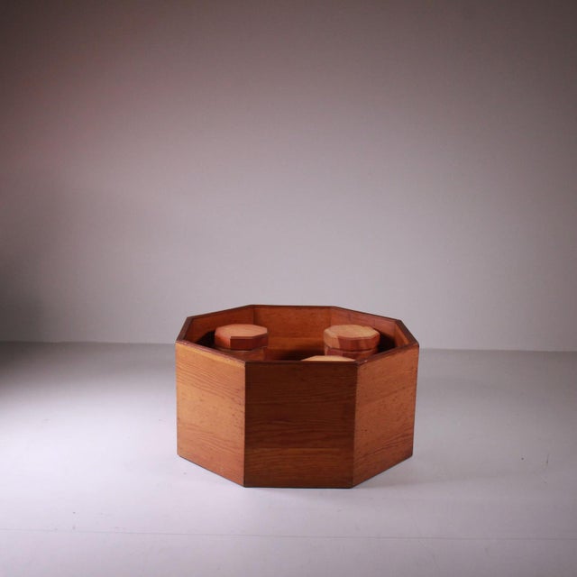 Octagonal Wooden Planter, 1960s For Sale - Image 6 of 18
