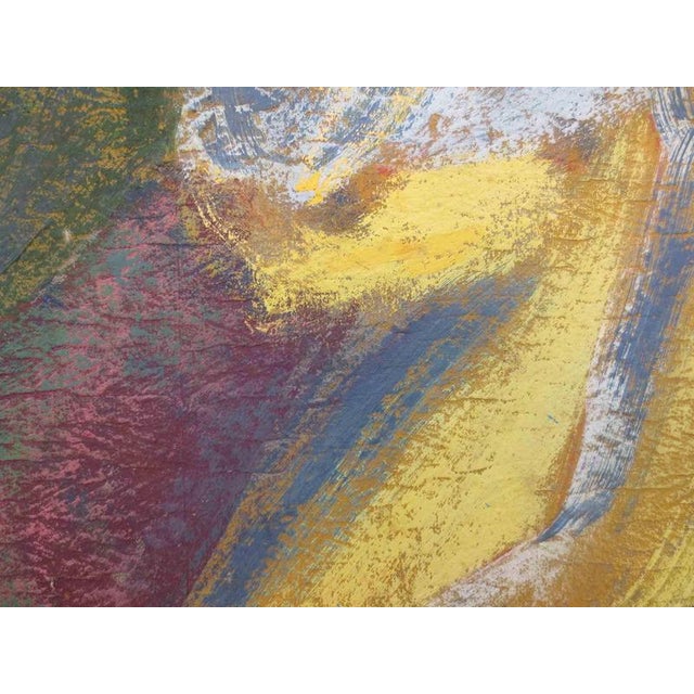 Painting in acrylic on cardboard, realized by Massimo Greco in 2000. Good condition, framed. This piece is attributed to...