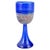 1980s Cobalt Blue Art Glass Goblet with Decorative Band by Kjell Engmann for Kosta Boda, 1980s For Sale - Image 5 of 5