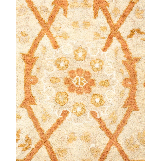 Traditional Mogul, One-of-a-Kind Hand-Knotted Area Rug in Ivory, 8' 2" x 10' 3" For Sale - Image 3 of 8