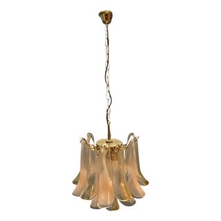 Murano Glass Petals Chandelier from La Murrina, Italy, 1980s For Sale
