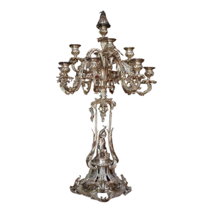 Pair of Grand 12 Arm Candelabras