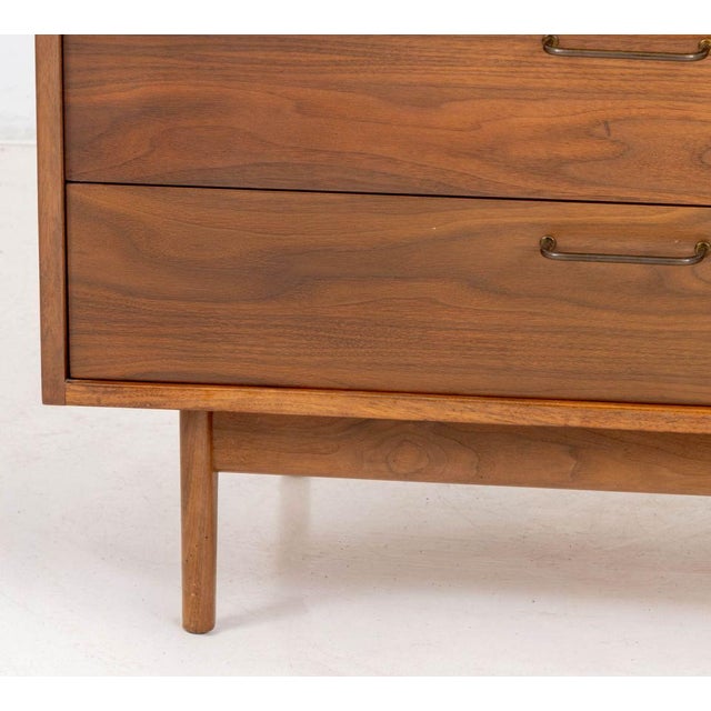 Jens Risom Design Jens Risom Walnut Chest of Drawers For Sale - Image 4 of 8