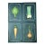 Vintage Vegetable Relief Wall Plaques - Set of 4 For Sale