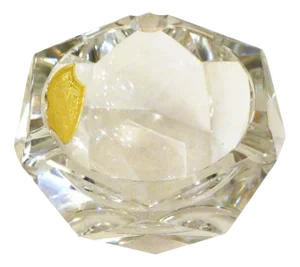 Faceted Crystal Ashtray from Val-St-Lambert, 1960s