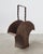 Mid 20th Century Vintage Brutalist Iron Basket With Twisted Handle For Sale - Image 5 of 6