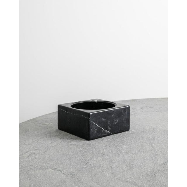 Danish Decorative Black PK Bowl or Ashtray in Black Marble by Poul Kjaerholm For Sale - Image 6 of 6