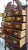 Brown 1980s Ethan Allen Highboy Chest of Drawers Cherry Chippendale 2 Pieces For Sale - Image 8 of 11