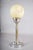 Vintage Art Deco Machine Age Table Lamp with Frosted Glass Globe, 1920s For Sale - Image 6 of 16