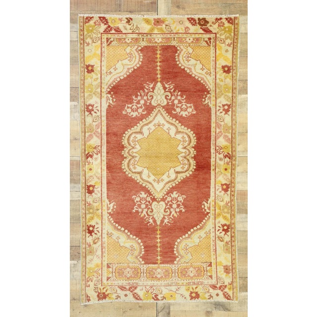 Vintage Turkish Oushak Rug - 03'08 X 06'07 For Sale - Image 10 of 10