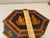 Wood Vintage Hexagonal Hand Painted Wooden Indian Box Hidden Compartments For Sale - Image 7 of 12