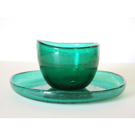 "greenland" series bowl and underplate designed by arne jon jutrem for hadeland glassverk in 1954. Jutrem's "greenland"...