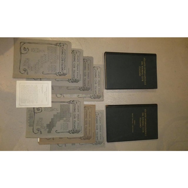 Bond Opera Cartographic, International Atlas of the Italian Touring Club with Dedication by Benito Mussolini, Italy 1927, Set of 9 For Sale - Image 4 of 18