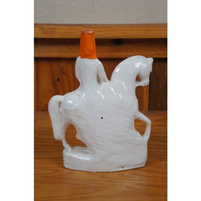 Mid 19th Century Antique Staffordshire General Sir Henry Havelock Equestrian Horse Figurine For Sale - Image 5 of 12