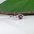 Metal Purple Spinel Ring With Earth-Mined Diamond Accents in Solid 14k Gold, Size 6.75 For Sale - Image 7 of 9