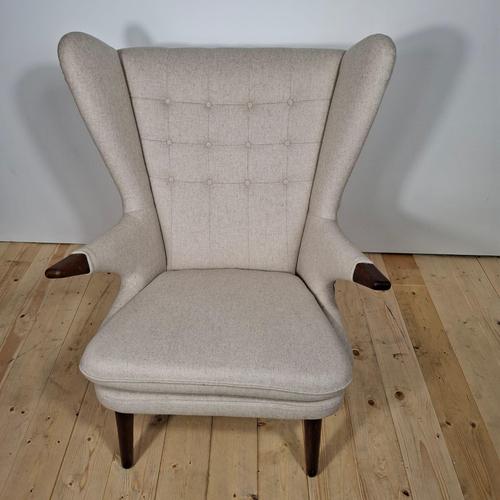 Mid-Century Danish Papa Bear Chair by Svend Skipper For Sale - Image 5 of 11