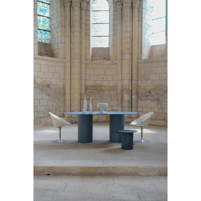 Boho Oval Dining Table in Metal by Laurence Du Tilly For Sale - Image 6 of 11