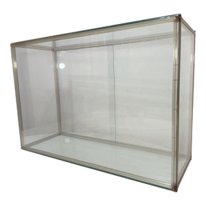 Quality Large Vintage Counter Top Glass Lucite Rectangular Display Show Case Box