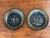 Paper Pair of Papier Mache Chinoiserie Wine Coasters For Sale - Image 7 of 7