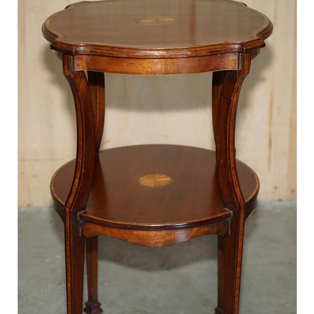 Antique Sheraton Revival Hardwood Side Table, 1880 For Sale - Image 9 of 14