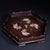 Late 19th Century Late 19th Century Hexagonal Wood Tray With Mother-of-Pearl Goldfish Inlay For Sale - Image 5 of 10
