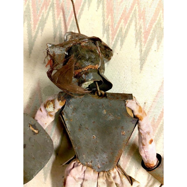 Textile Sicilian Puppets, 19th Century, Set of 2 For Sale - Image 7 of 18