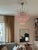 Pink Ombre Murano Chandelier Tronchi For Sale - Image 4 of 9