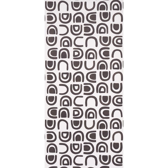 Based on original hand-painted artwork, Hadiya Williams’ Threshold wallpaper simple abstract elements into a lively...