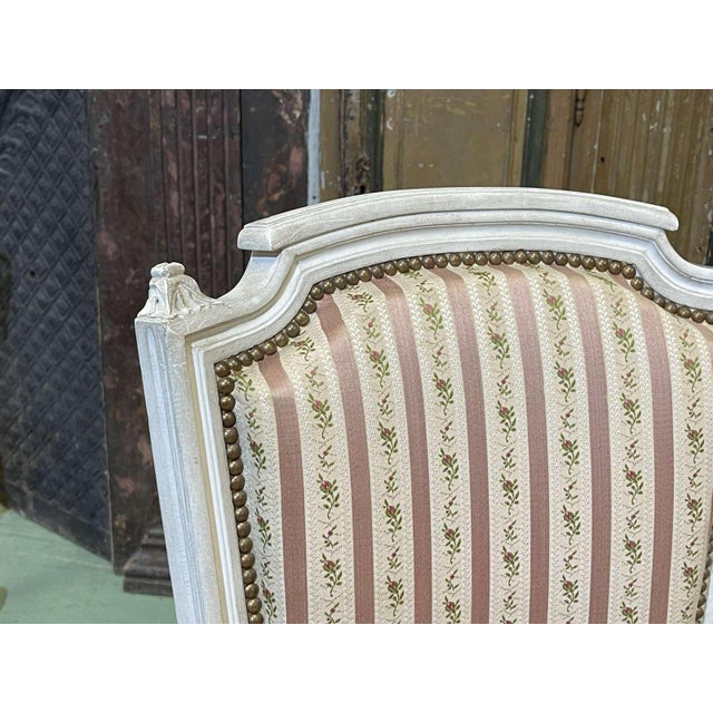 Louis XVI Armchairs in Beech, 1970s, Set of 2 For Sale - Image 9 of 14