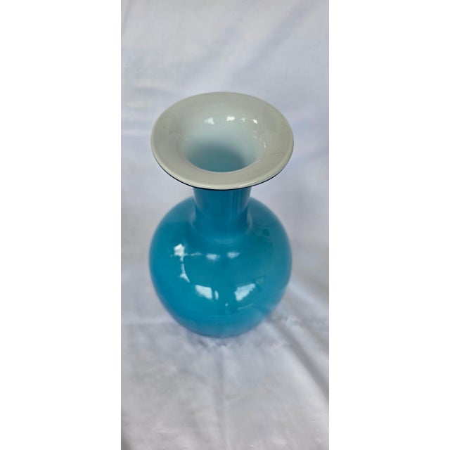 Mid-Century Modern Mid-Century Modern Kastrup-Holmegaard Cased Glass Vase For Sale - Image 3 of 4