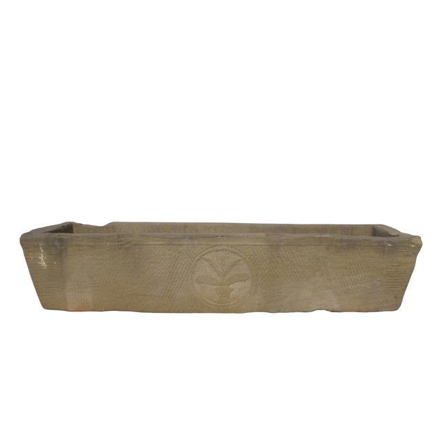 This stone trough is hand carved out one piece of stone and hand chiseled by the locals. This stone planter is ideal for...