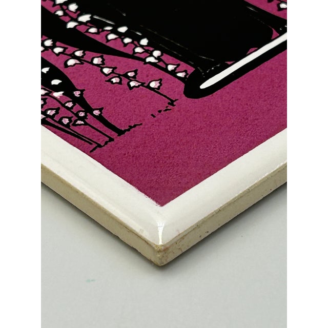 Gant Gaither Rare Signed Cat Trivet Berggren Originals Handscreened Ceramic For Sale - Image 4 of 9