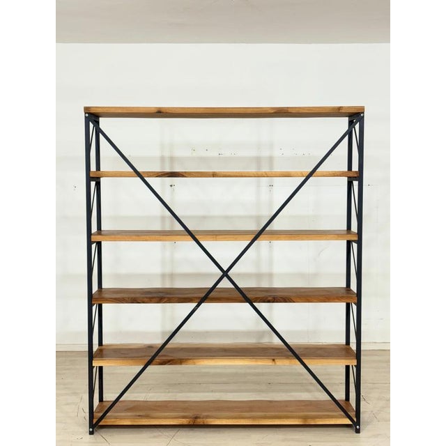 Mid-Century Modern Walnut Bookcase For Sale - Image 9 of 10