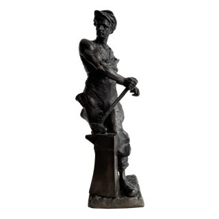 Blacksmith, 19th Century, Bronze For Sale