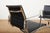 Swivel Chair EA 104 in Chrome-Plated Aluminum and Black Leather Upholstery by Ray and Charles Eames for Vitra, 1958 For Sale - Image 13 of 18
