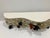 This hand crafted iron & tole wall hung shelf was made in Italy in the 50’s At 31 inches long and a depth of 8 inches on...