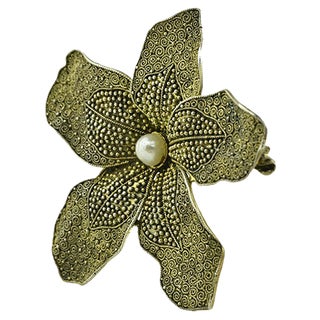 Orchid Brooch by Theodor Fahrner, Germany, 1935 For Sale