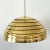 Large Mid-Century Modern Brass Dome Pendant Lamp from Vereinigte Werkstätten Collection For Sale - Image 11 of 11