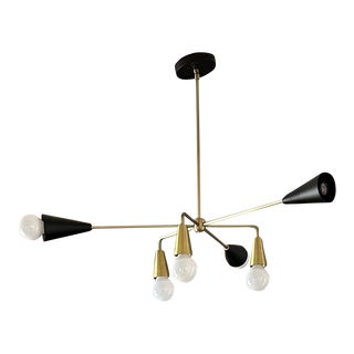 21st Century Lawson-Fenning 6-Globe Chandelier For Sale