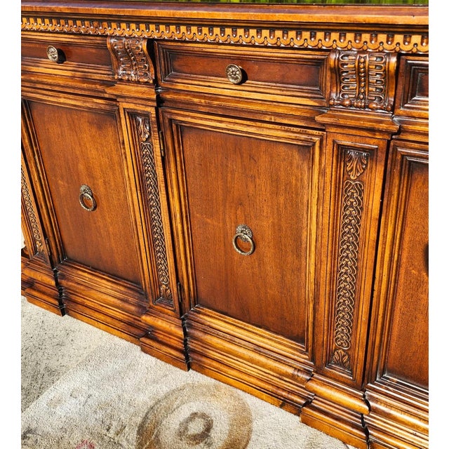 Hickory Chair Furniture Company 1980s Italian Tuscan Sideboard by Hickory Chair Furniture Company For Sale - Image 4 of 15