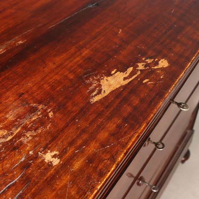 Louis Philippe Chest of Drawers in Walnut For Sale - Image 9 of 12