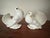 Farmhouse Vintage Late 20th Century Ceramic “Love Birds” Doves- Set of 2 For Sale - Image 3 of 11